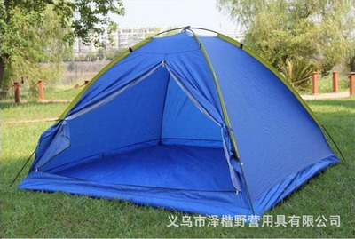 供应多人3到4人单层帐篷 家庭休闲旅游野营首选